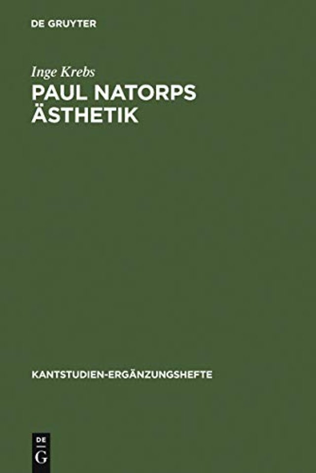 Paul Natorps Ästhetik