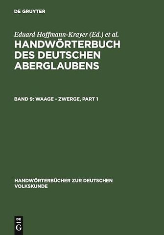 Waage – Zypresse. Nachträge A – Z