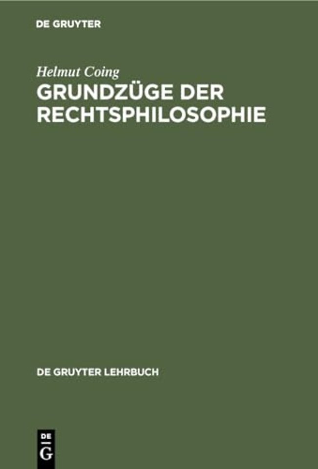 Grundzüge der Rechtsphilosophie