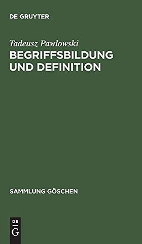 Begriffsbildung und Definition