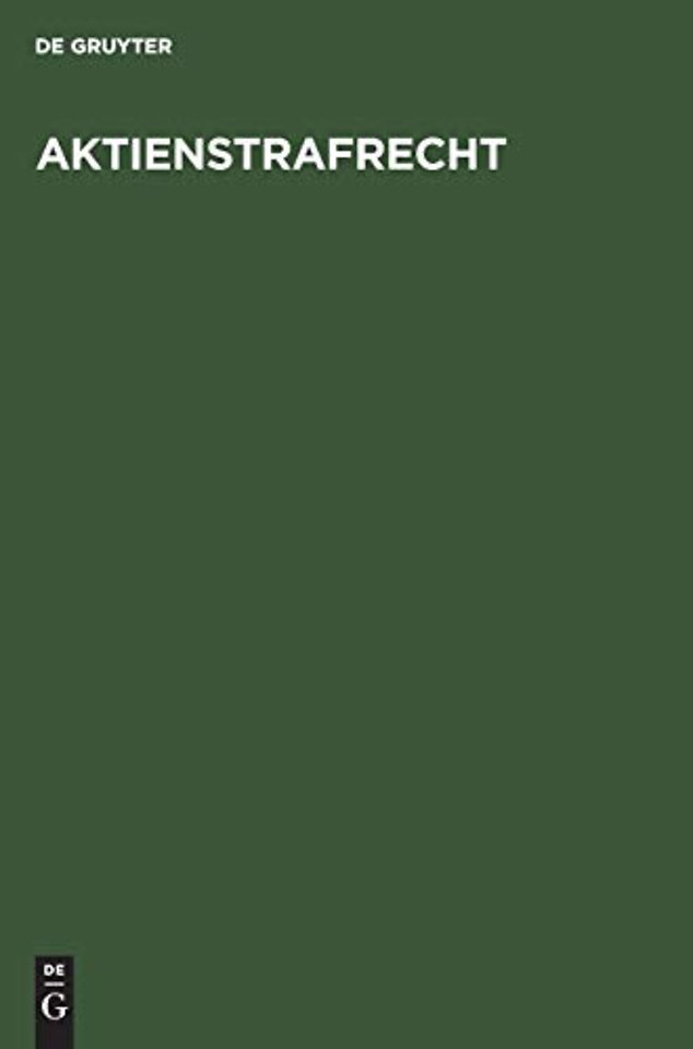 Aktienstrafrecht
