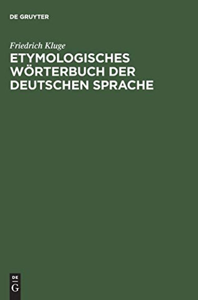 Etymologisches Wörterbuch der deutschen Sprache