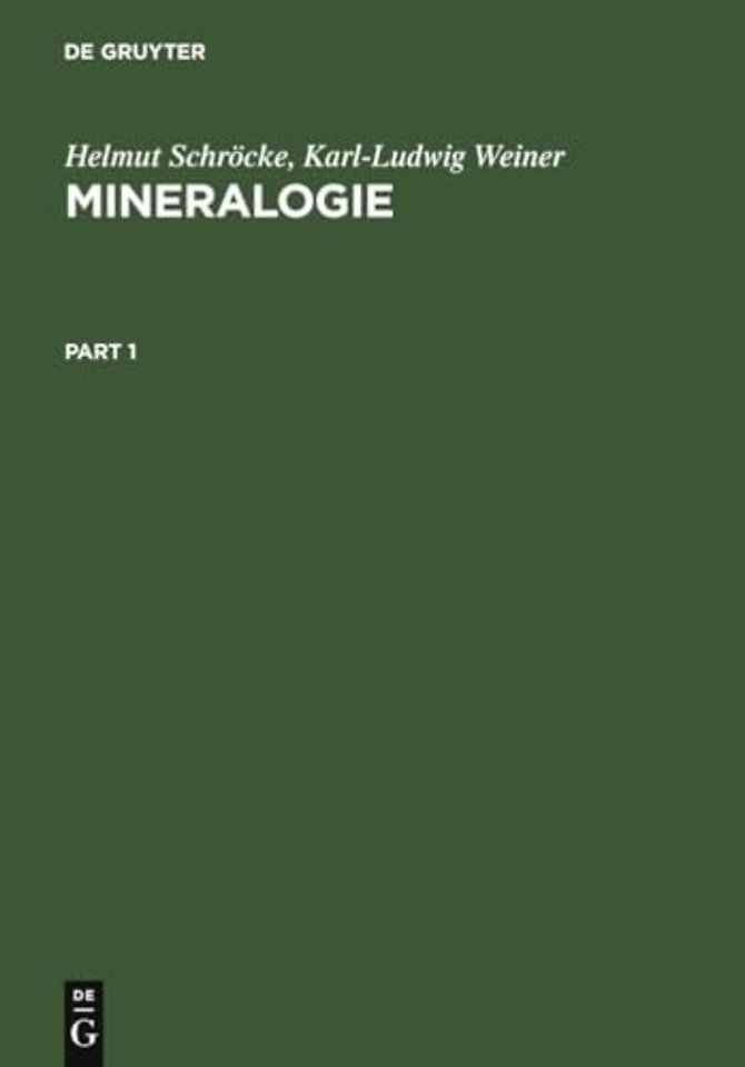 Mineralogie – Ein Lehrbuch auf systematischer Grundlage