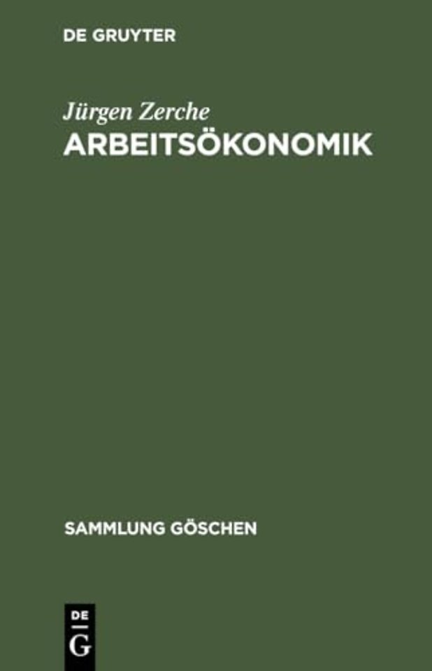 Arbeitsökonomik