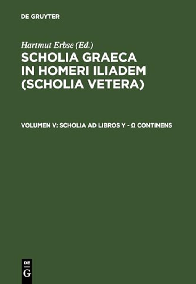 Scholia AD Libros Y - Ω Continens