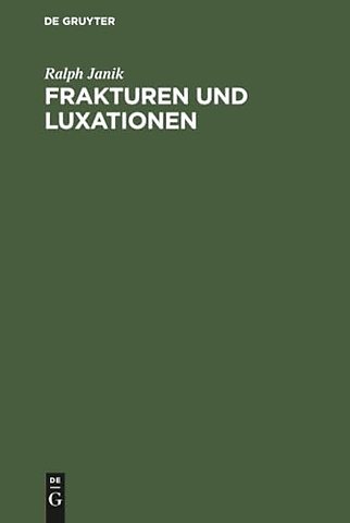 Frakturen und Luxationen