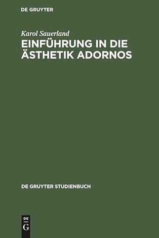 Einführung in die Ästhetik Adornos