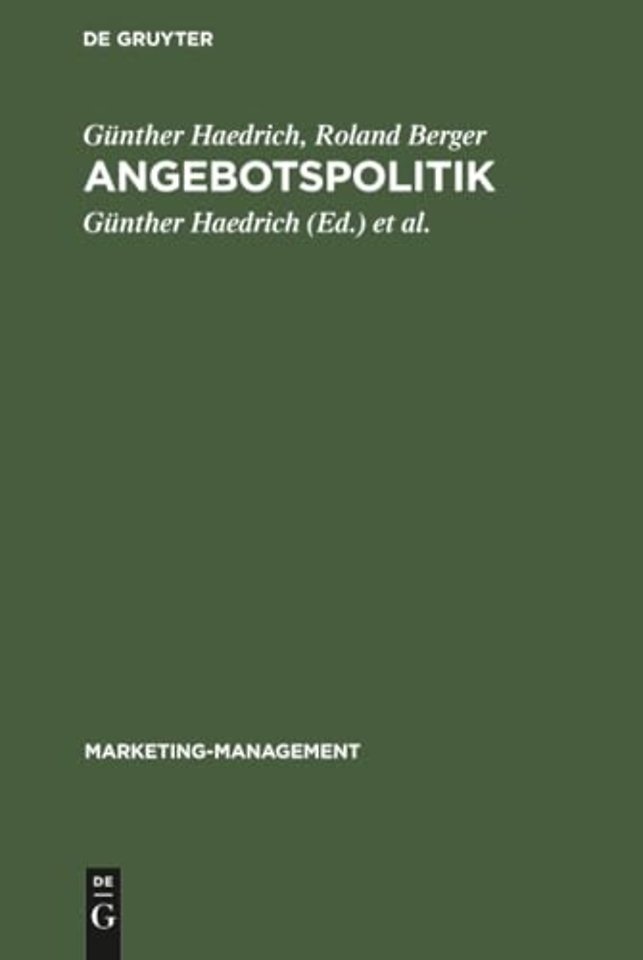 Angebotspolitik