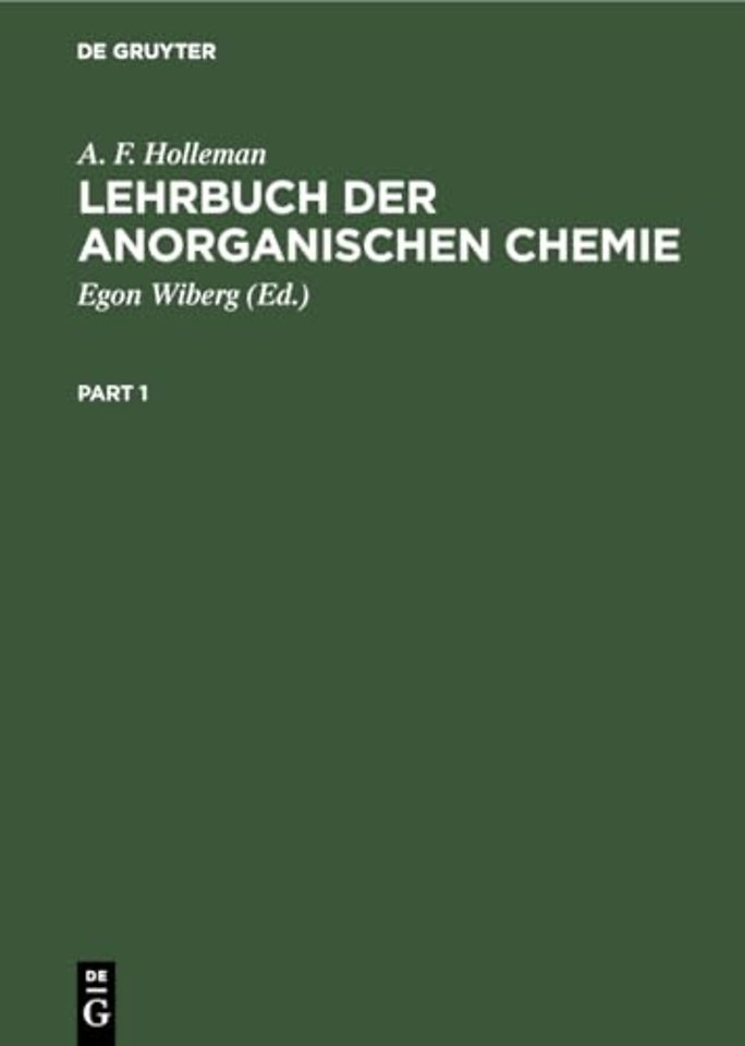 Lehrbuch Der Anorganischen Chemie