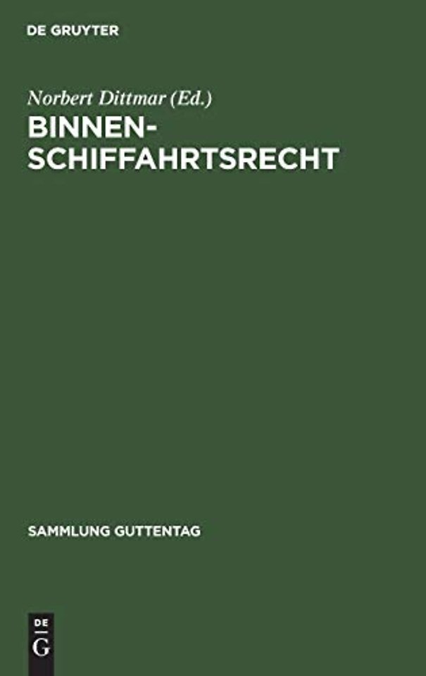 Binnenschiffahrtsrecht – Kommentar