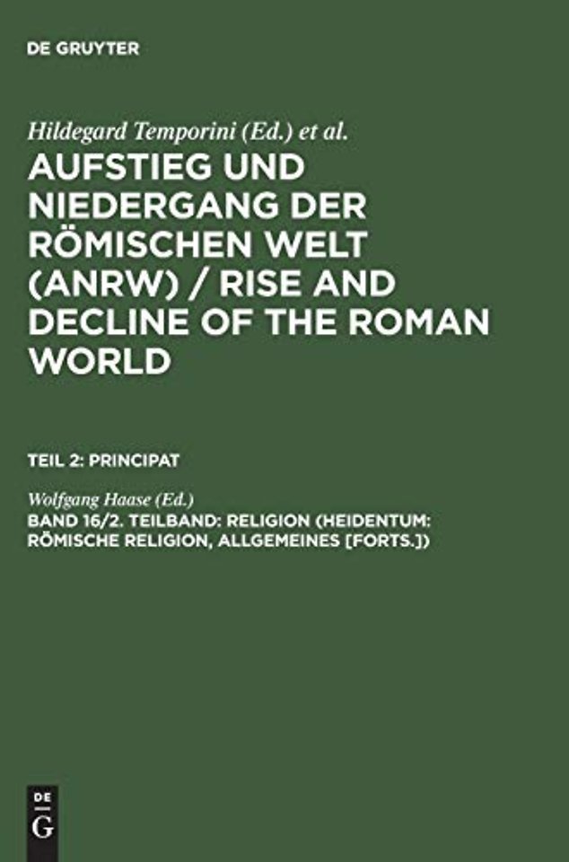 Religion (Heidentum: Römische Religion, Allgemeines [Forts.])