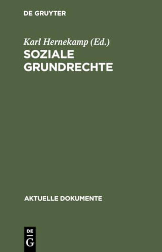 Soziale Grundrechte – Arbeit, Bildung, Umweltschutz etc.