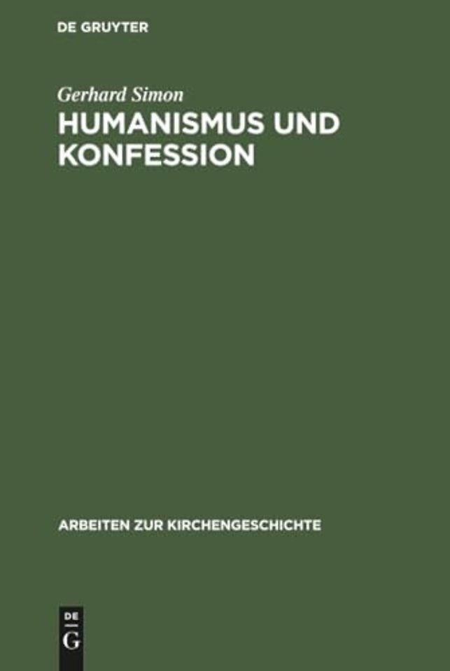 Humanismus und Konfession – Theobald Billican, Leben und Werk