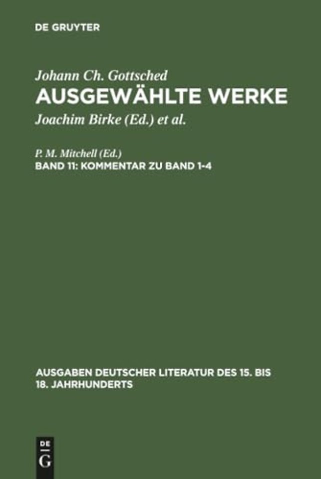 Kommentar zu Band 1–4