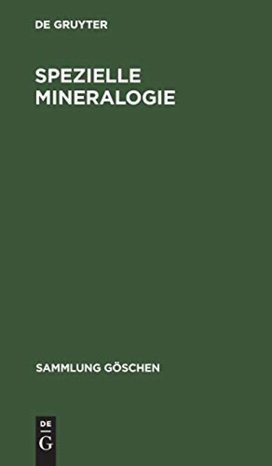 Spezielle Mineralogie