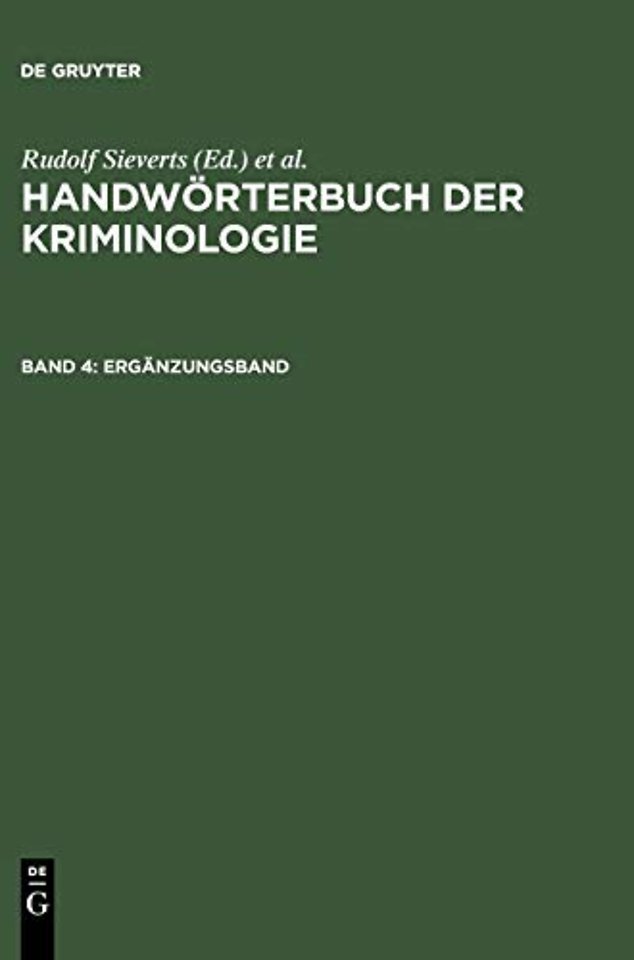 Ergänzungsband