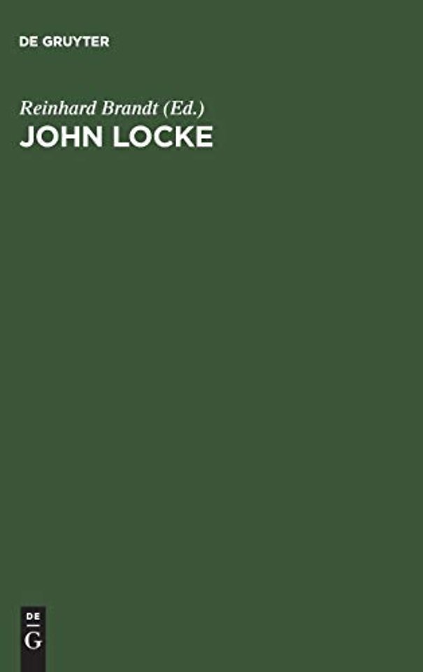 John Locke – Symposium Wolfenbüttel 1979