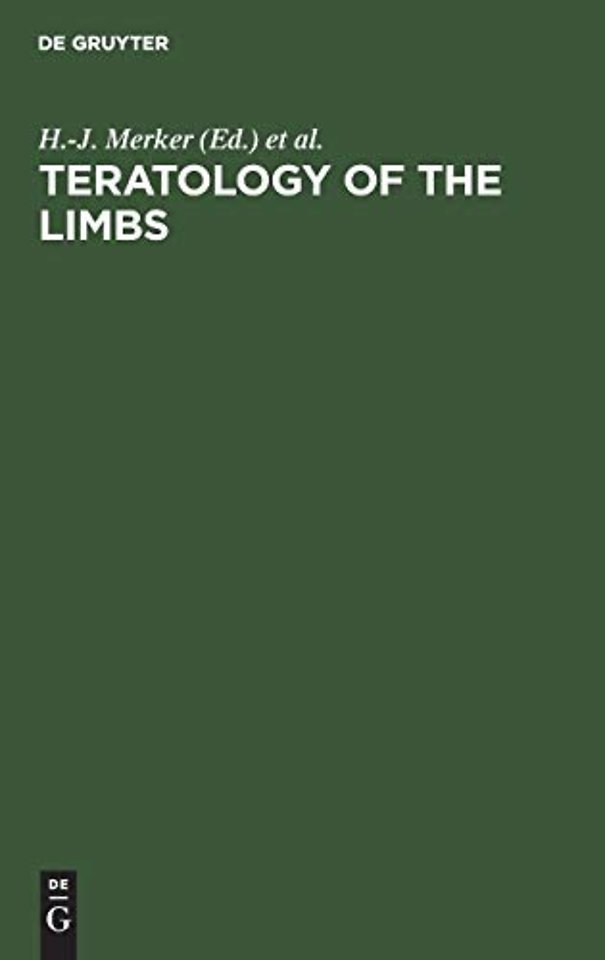 Teratology of the limbs – Fourth Symposium on Prenatal Development, September 1980, Berlin