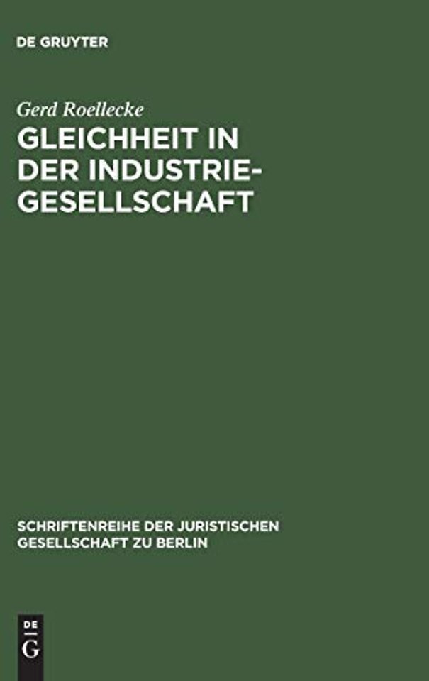 Gleichheit in der Industriegesellschaft