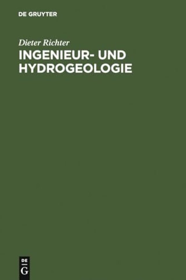 Ingenieur– und Hydrogeologie