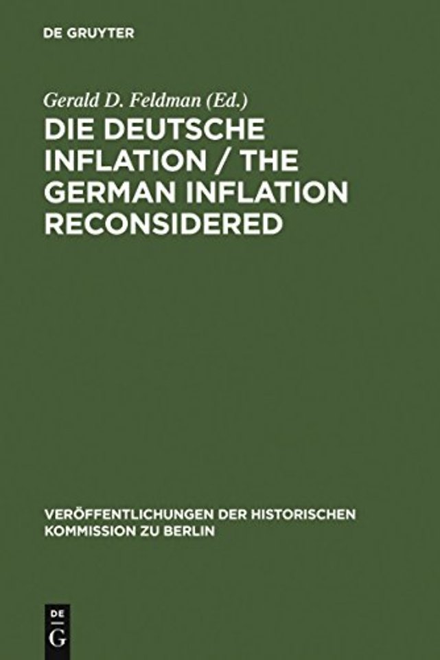 Die Deutsche Inflation / The German Inflation Reconsidered