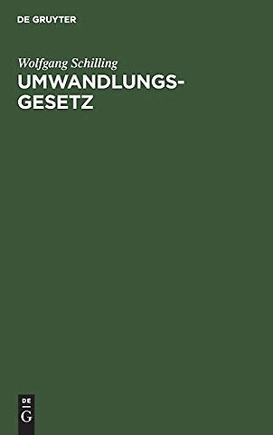 Umwandlungsgesetz – Kommentar