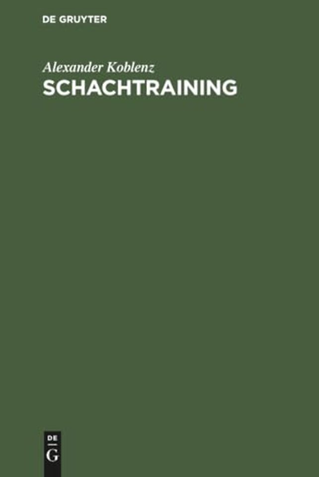 Schachtraining – Der Weg zum Erfolg