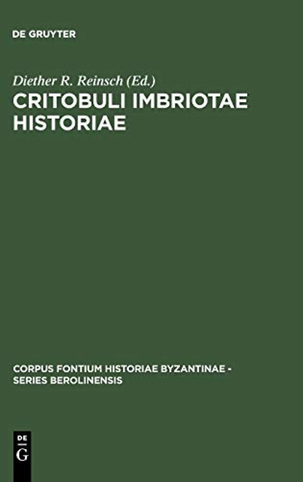 Critobuli Imbriotae Historiae
