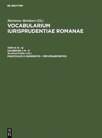 numeratio – per (Praepositio)