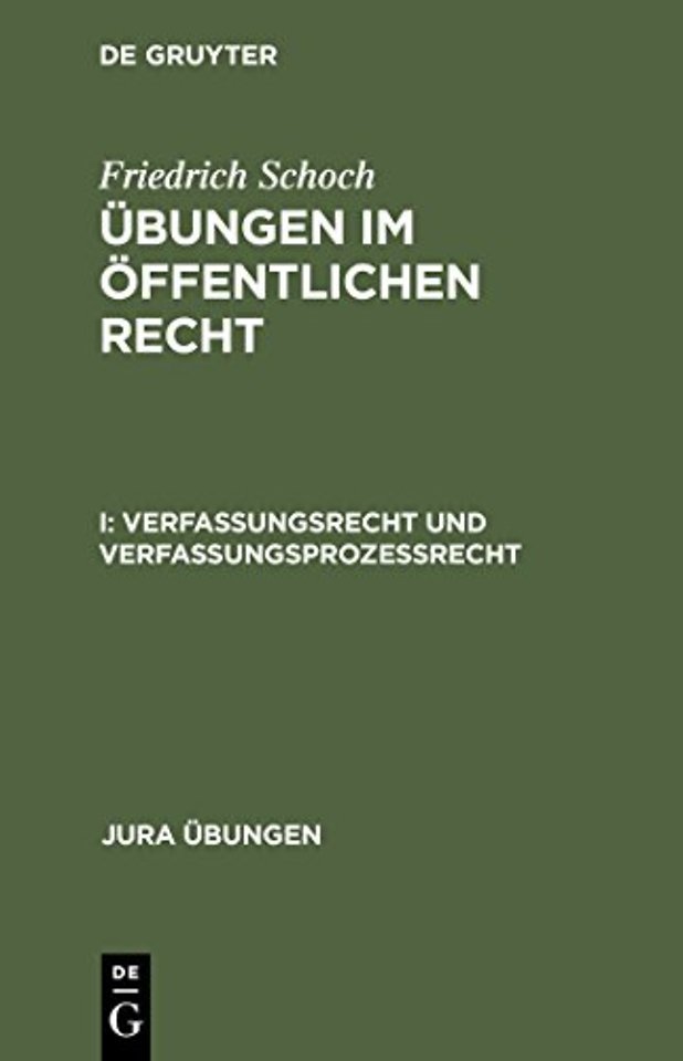 Verfassungsrecht Und Verfassungsprozeßrecht