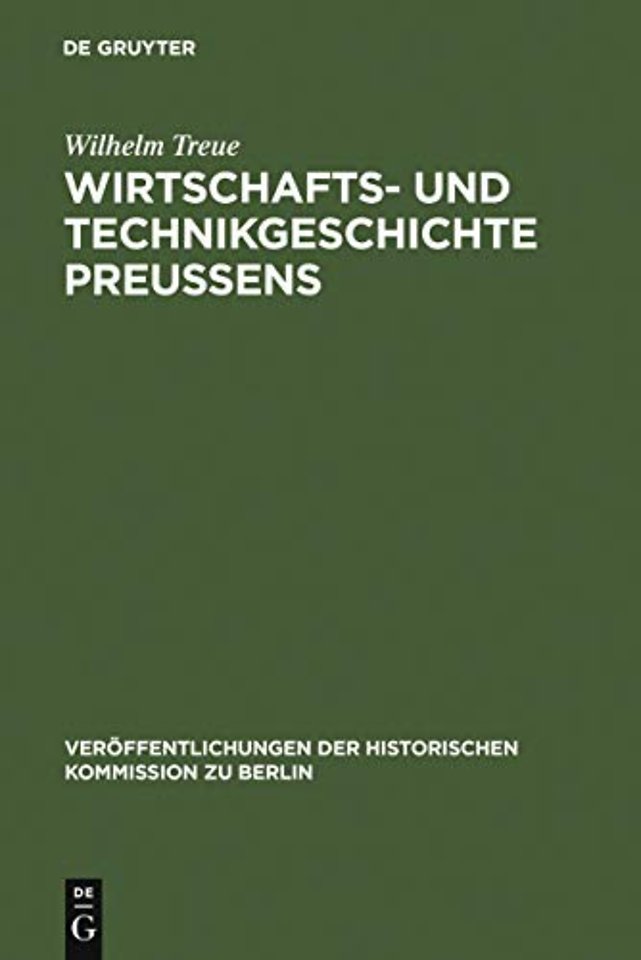 Wirtschafts- Und Technikgeschichte Preußens