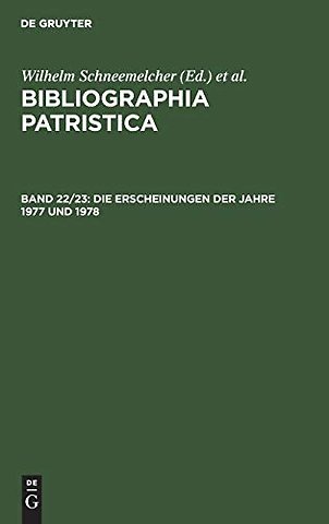 Die Erscheinungen der Jahre 1977 und 1978