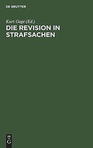Die Revision in Strafsachen