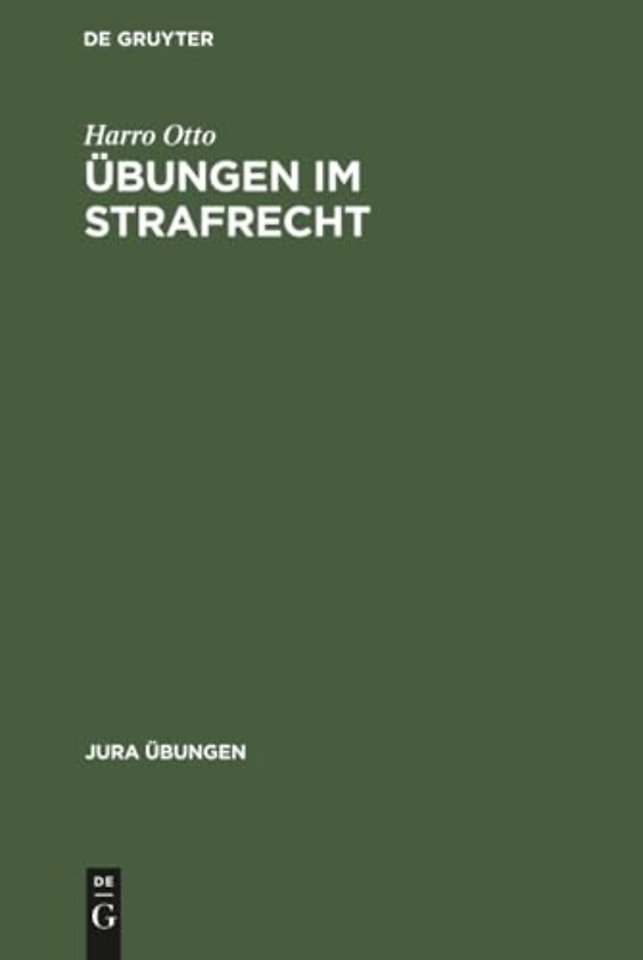 Ubungen im Strafrecht