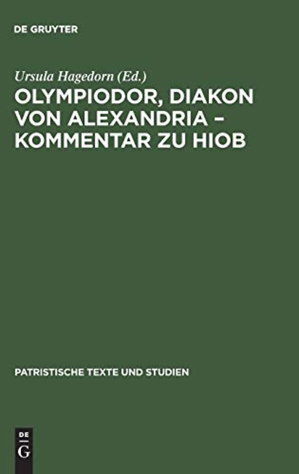 Olympiodor, Diakon von Alexandria – Kommentar zu Hiob