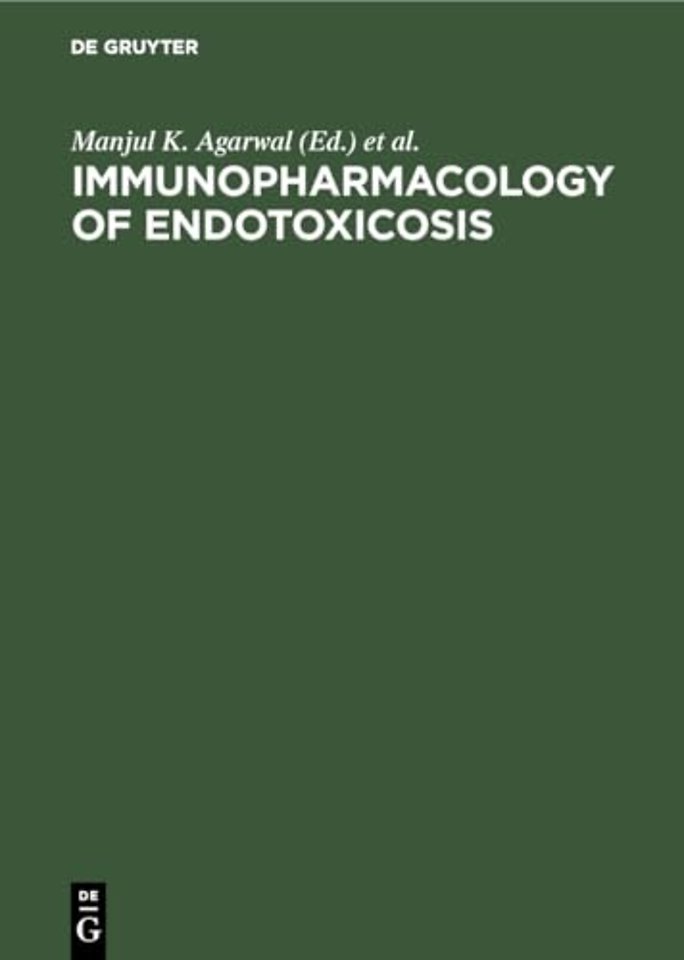 Immunopharmacology of endotoxicosis – Proceedings of the 5th International Congress of Immunology satellite workshop, Kyoto, Japan, August 27, 1983