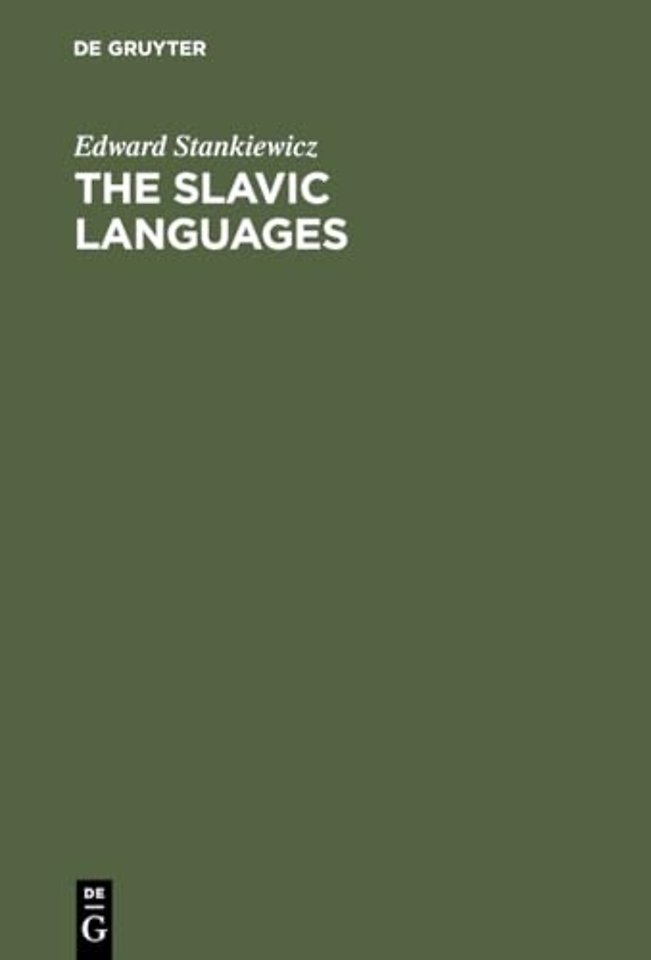The Slavic Languages – Unity in Diversity