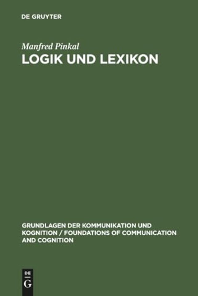 Logik und Lexikon – Die Semantik des Unbestimmten