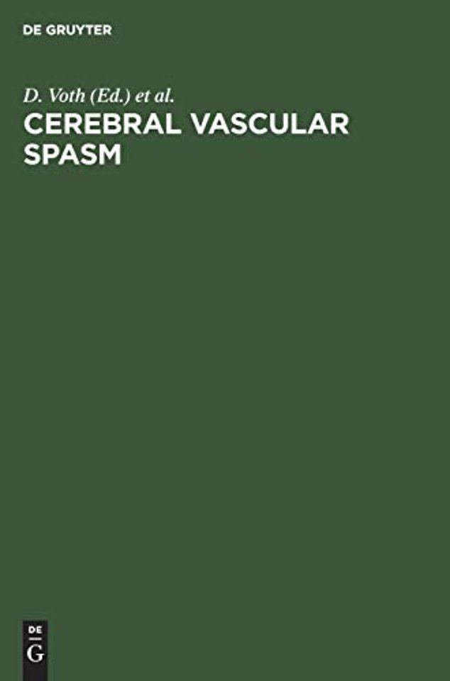 Cerebral vascular spasm
