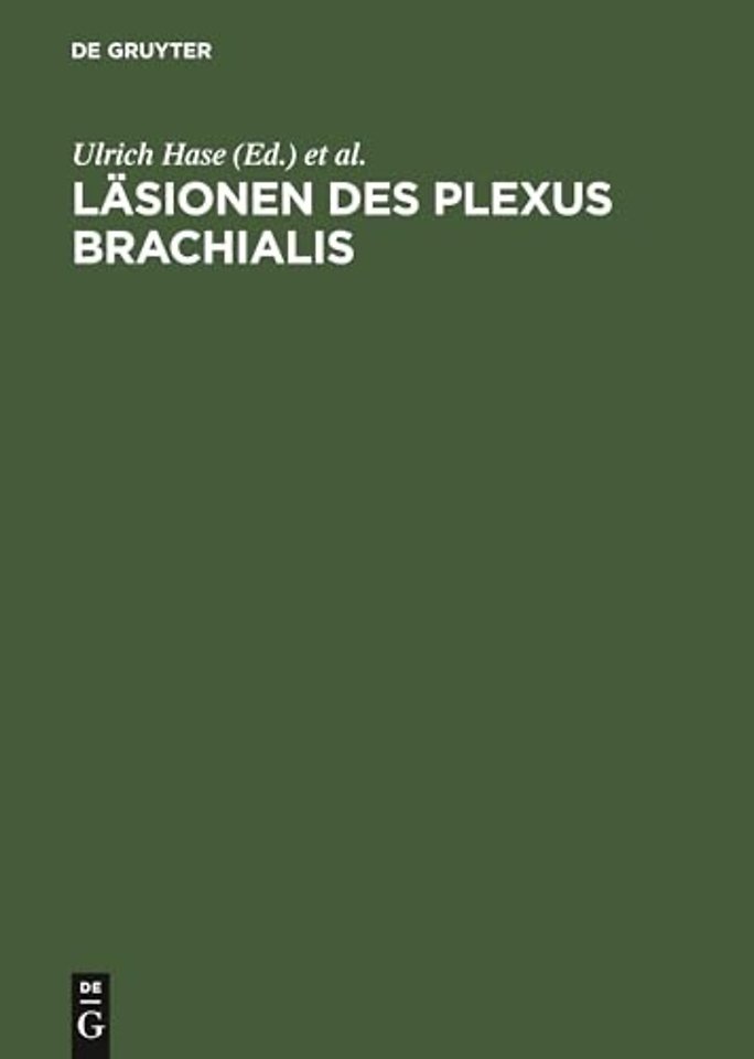 Läsionen des Plexus brachialis