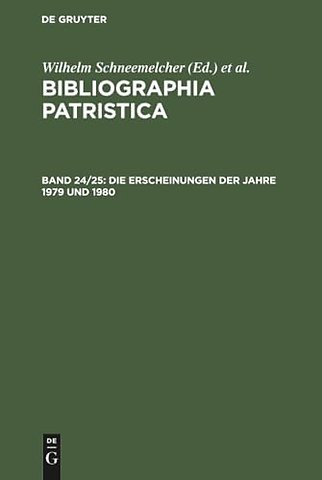 Die Erscheinungen Der Jahre 1979 Und 1980