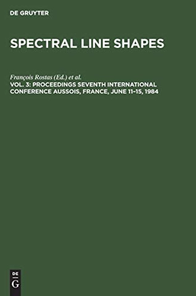 Proceedings Seventh International Conference Aussois, France, June 11–15, 1984