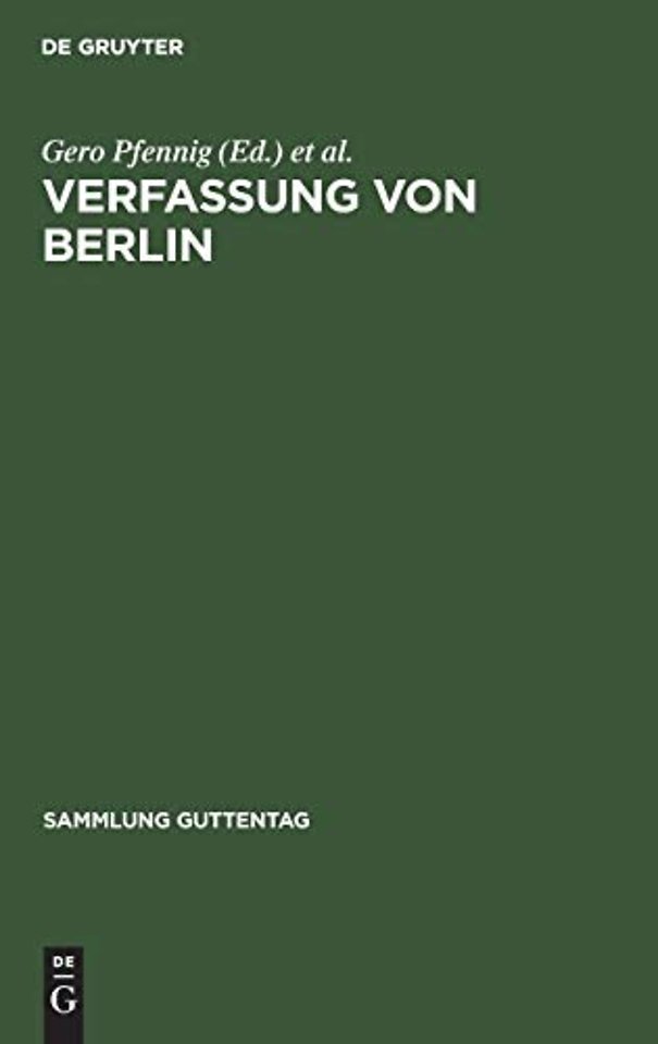 Verfassung von Berlin – Kommentar