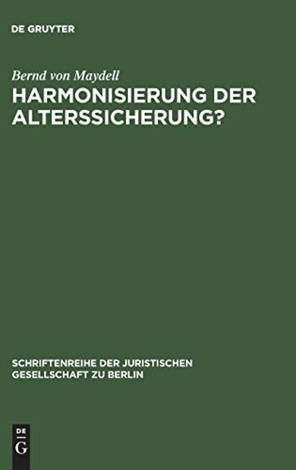 Harmonisierung der Alterssicherung?