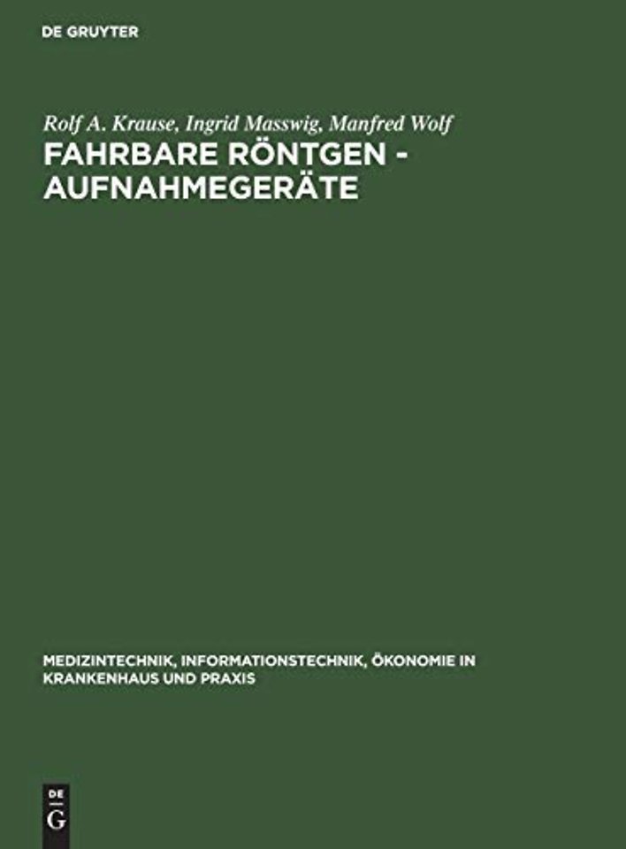 Fahrbare Rontgen - Aufnahmegerate
