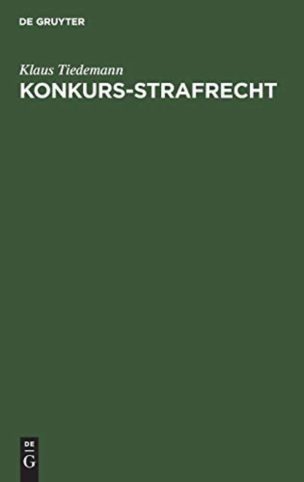 Konkurs–Strafrecht