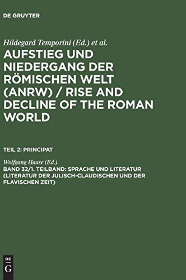 Sprache und Literatur (Literatur der julisch–claudischen und der flavischen Zeit)
