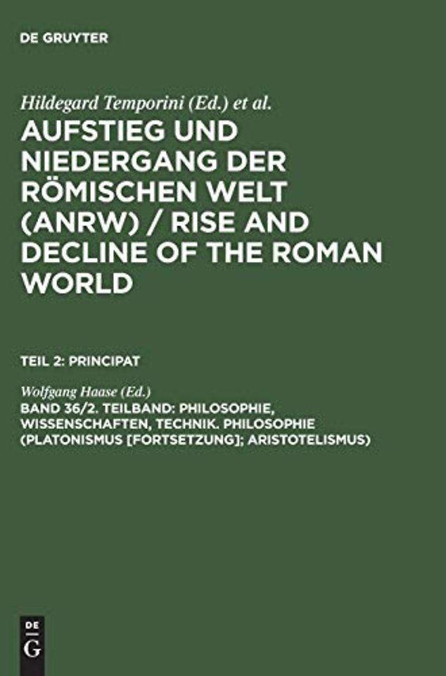Philosophie, Wissenschaften, Technik. Philosophie (Platonismus [Forts.]; Aristotelismus)