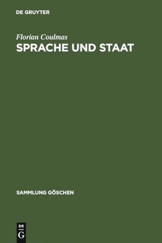 Sprache und Staat – Studien zur Sprachplanung und Sprachpolitik