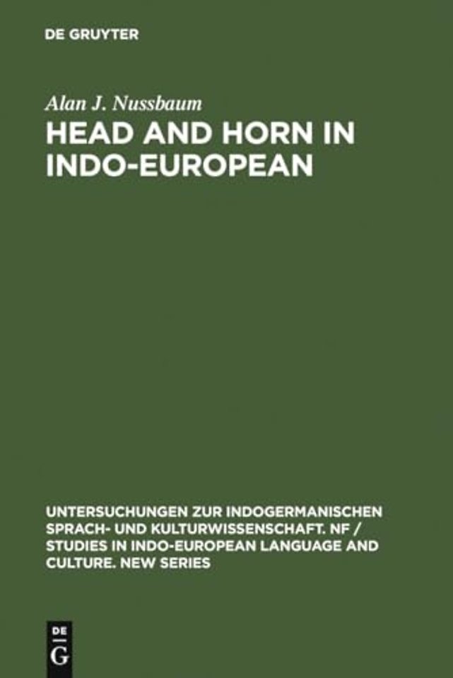 Head and Horn in Indo–European